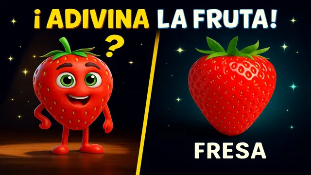 Canción de Frutas con Adivinanzas para Niños de 3 a 7 Años: ¡Adivina y Aprende!
