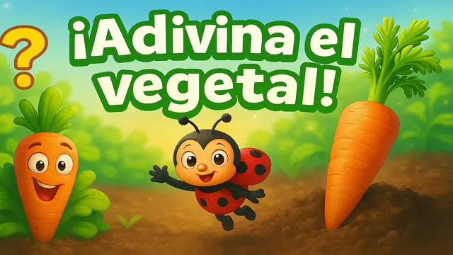 Canción de Verduras con Adivinanzas para Niños: Aprende los Vegetales