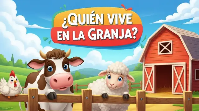 Animales de la Granja y sus Crías: Vaca, Gallina, Oveja y Más
