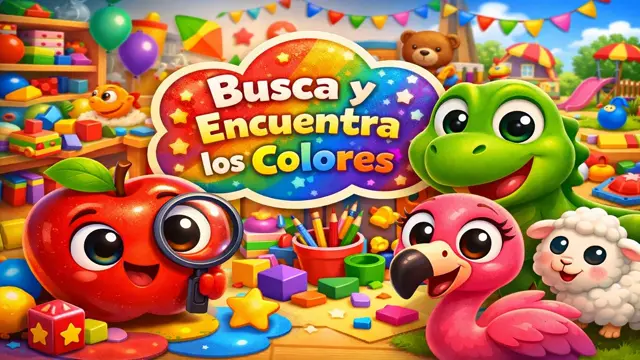 Aprender los Colores de Forma Activa: Desafío Visual para Niños Pequeños