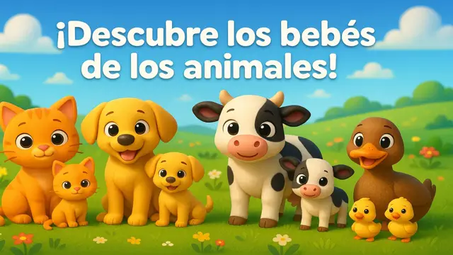 ¿Cómo se Llama el Bebé del Animal? Aprende las Crías con esta Canción