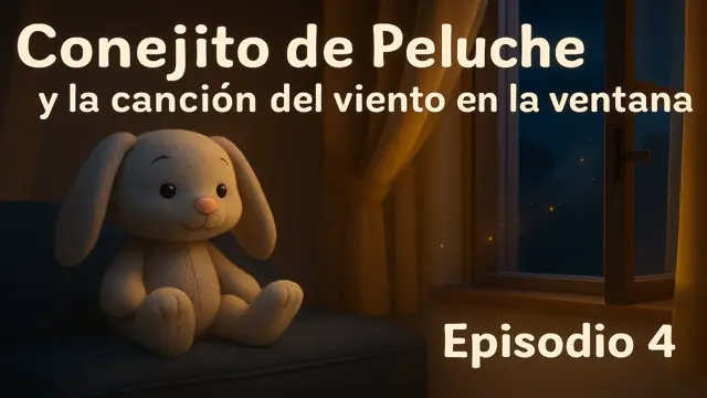 Canción de Cuna con Cuento para Bebés: El Viento Nocturno de Conejito de Peluche