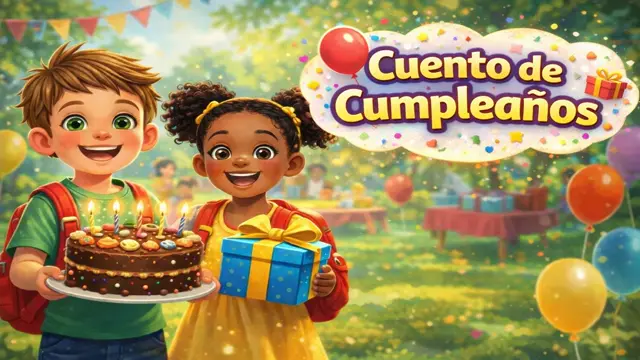 Cuento de Cumpleaños con Magia para Niños de 3 a 6 Años: La Gran Sorpresa