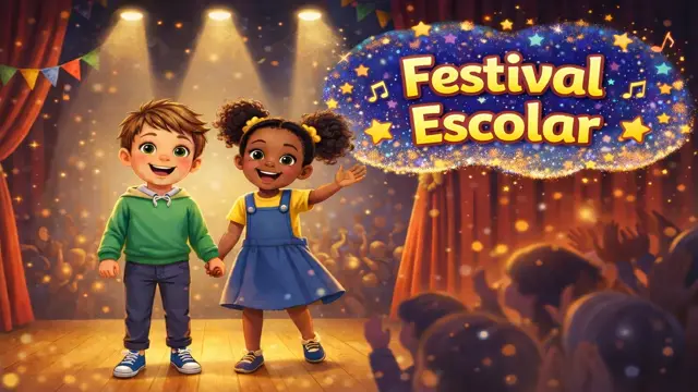 El Festival Escolar: Cuento Animado sobre Baile, Amistad y Superación