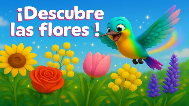 Canción Relajante de Flores y Colibríes para Niños de 2 a 5 Años