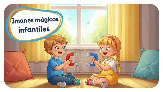 Imanes para Niños: Qué Atrae y Qué No Atrae un Imán