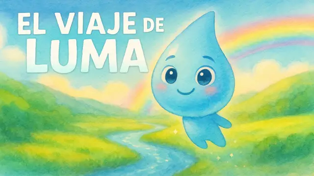 El Ciclo del Agua Explicado en Cuento para Niños: El Viaje de Luma la Gotita