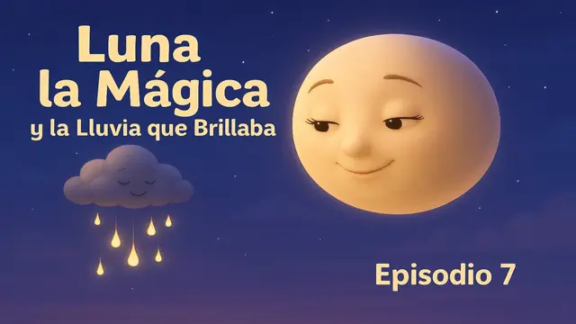 Cuento de Gestión Emocional para Niños: Luna la Mágica y la Lluvia que Brillaba