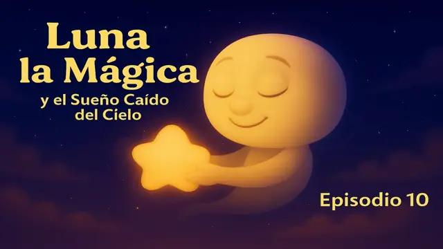 Cuento de Luna y Estrellas para Dormir: Luna la Mágica Recoge un Sueño Perdido