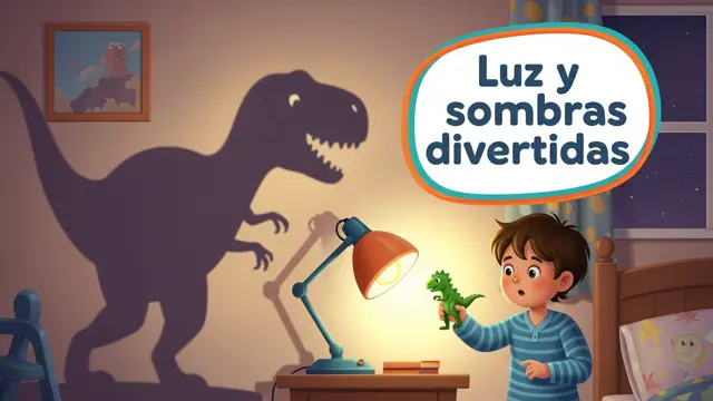 Luz y Sombras para Niños: Experimentos de Física con Lámparas y Colores
