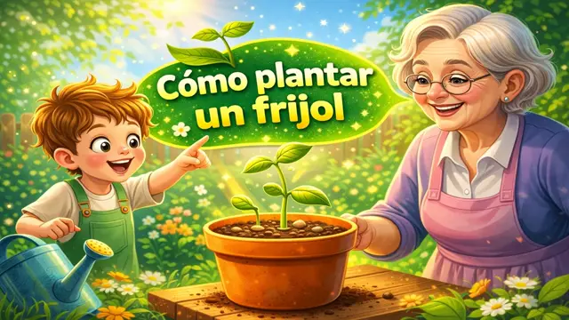 Cómo Plantar un Frijol Paso a Paso: Guía de Jardinería para Niños