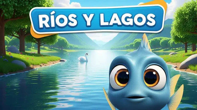Ríos y Lagos: El Viaje del Agua Dulce Explicado a los Niños